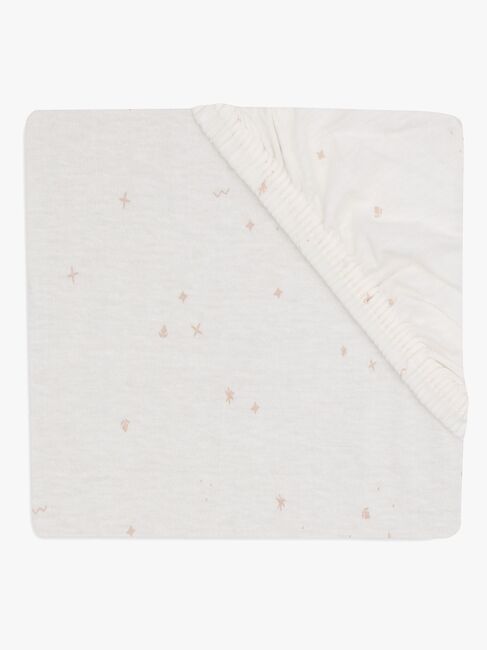 Jollein Stræklagen Twinkling 60x120, Off white/Wild Rose