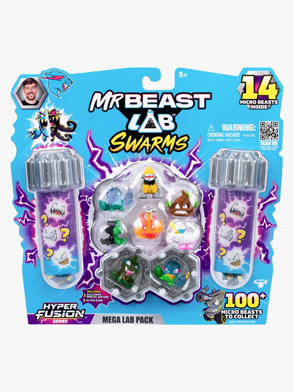 Beast Lab Swarms Samlerfigurer Hyper Fusion 14-pak