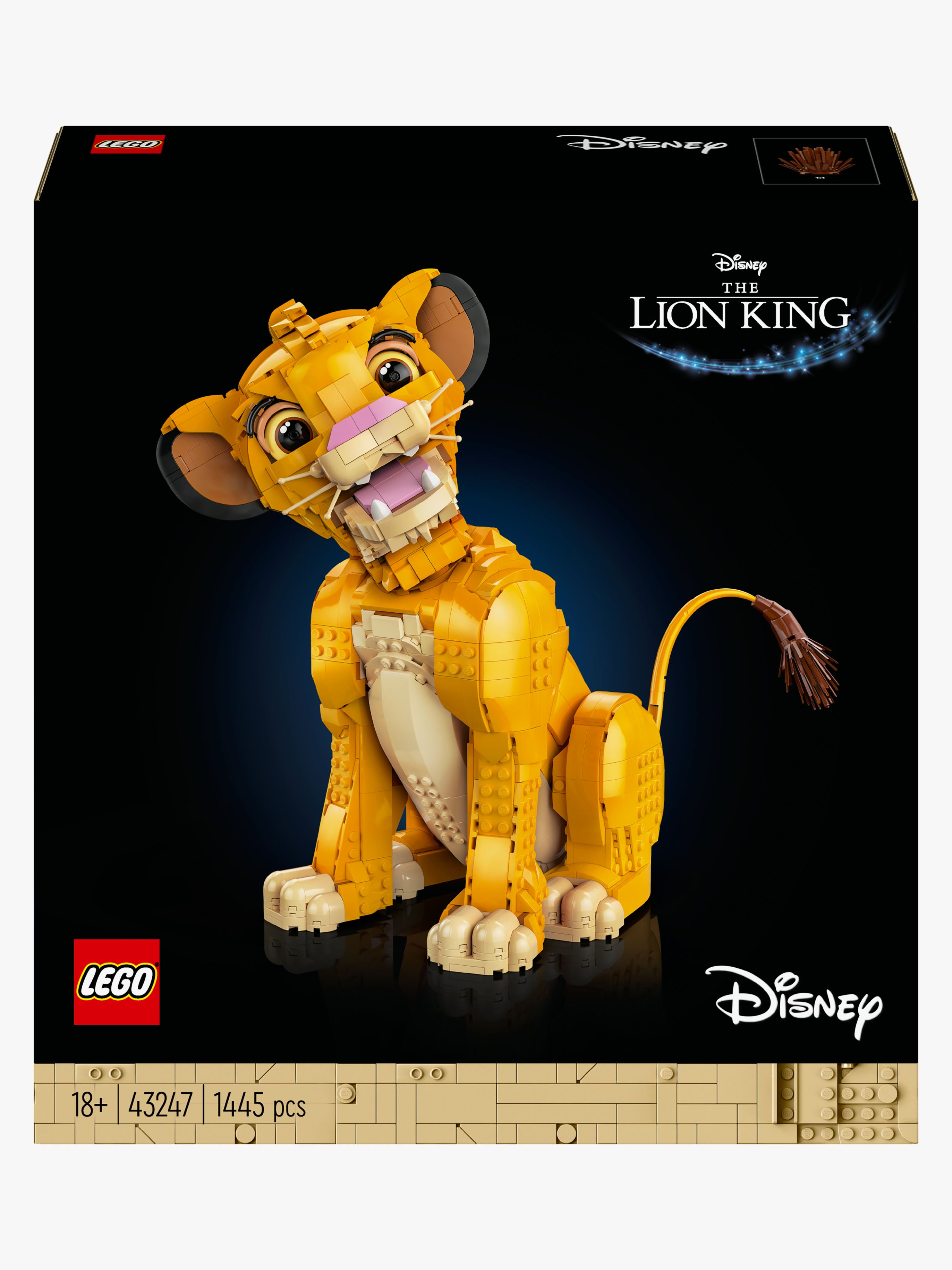 LEGO Disney Classic 43247 Ung Simba – Løvernes konge
