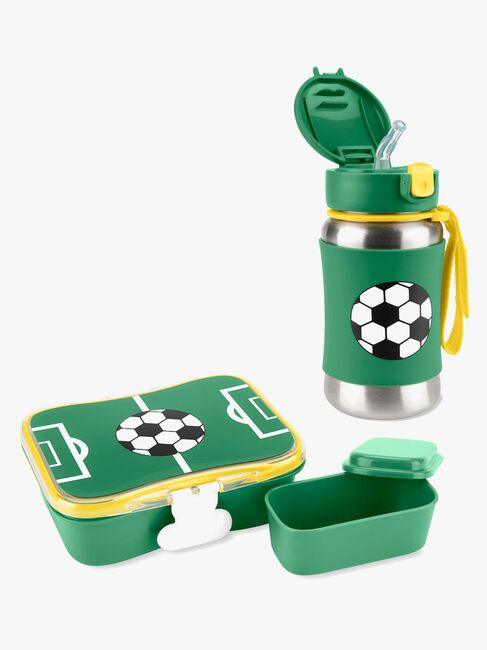 Skip Hop Spark Style Madkasse og Flaske Fodbold, Grøn