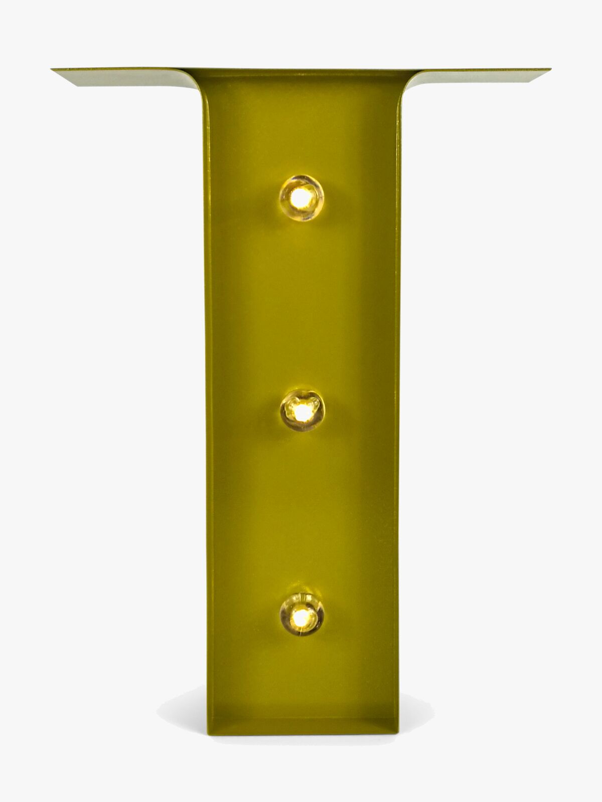 Petite Déco Bogstavlampe T, Guld