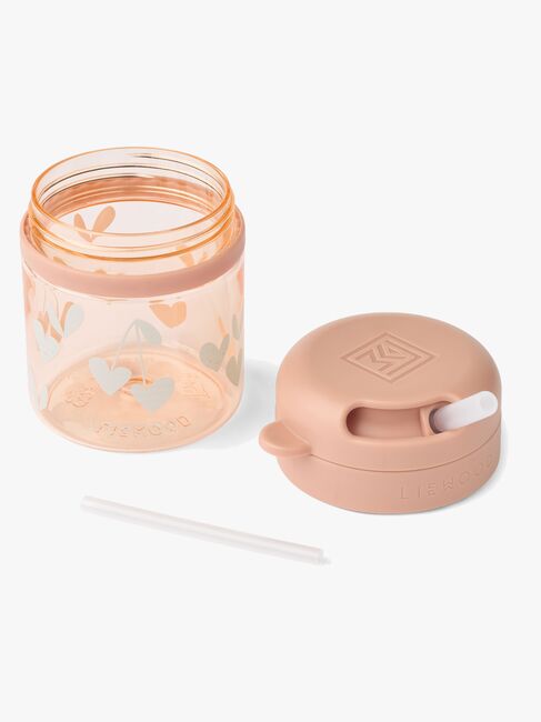 LIEWOOD Pavia Tritan Sugerørskop 280 ml, Sweethearts/Pale tuscany