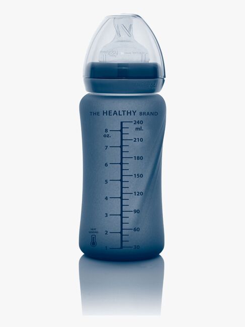 Everyday Baby Varmeindikator Sutteflaske Glas 240 ml Blåbær
