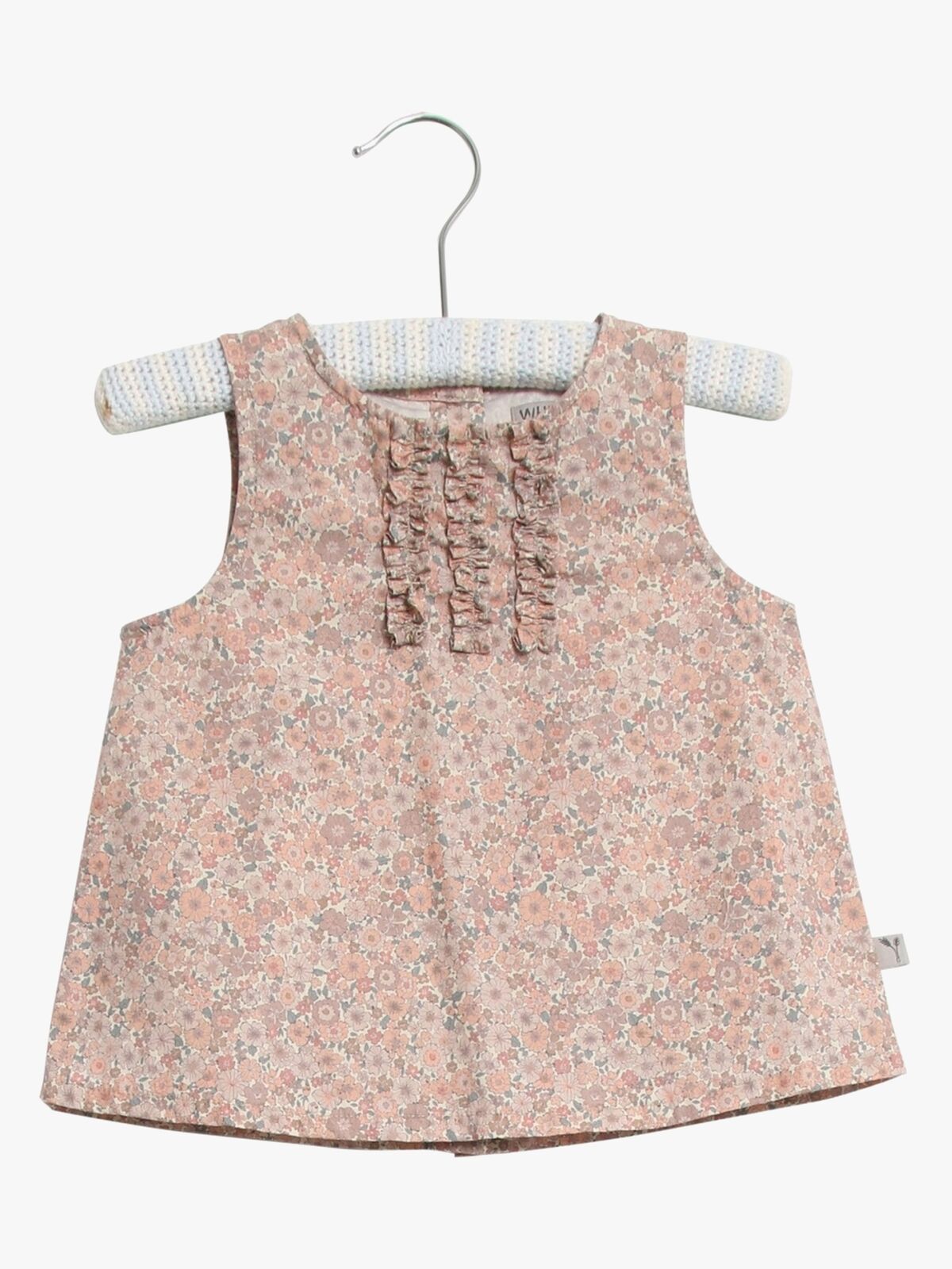 Wheat Breathe Kortærmet Bluse, Powder Flowers