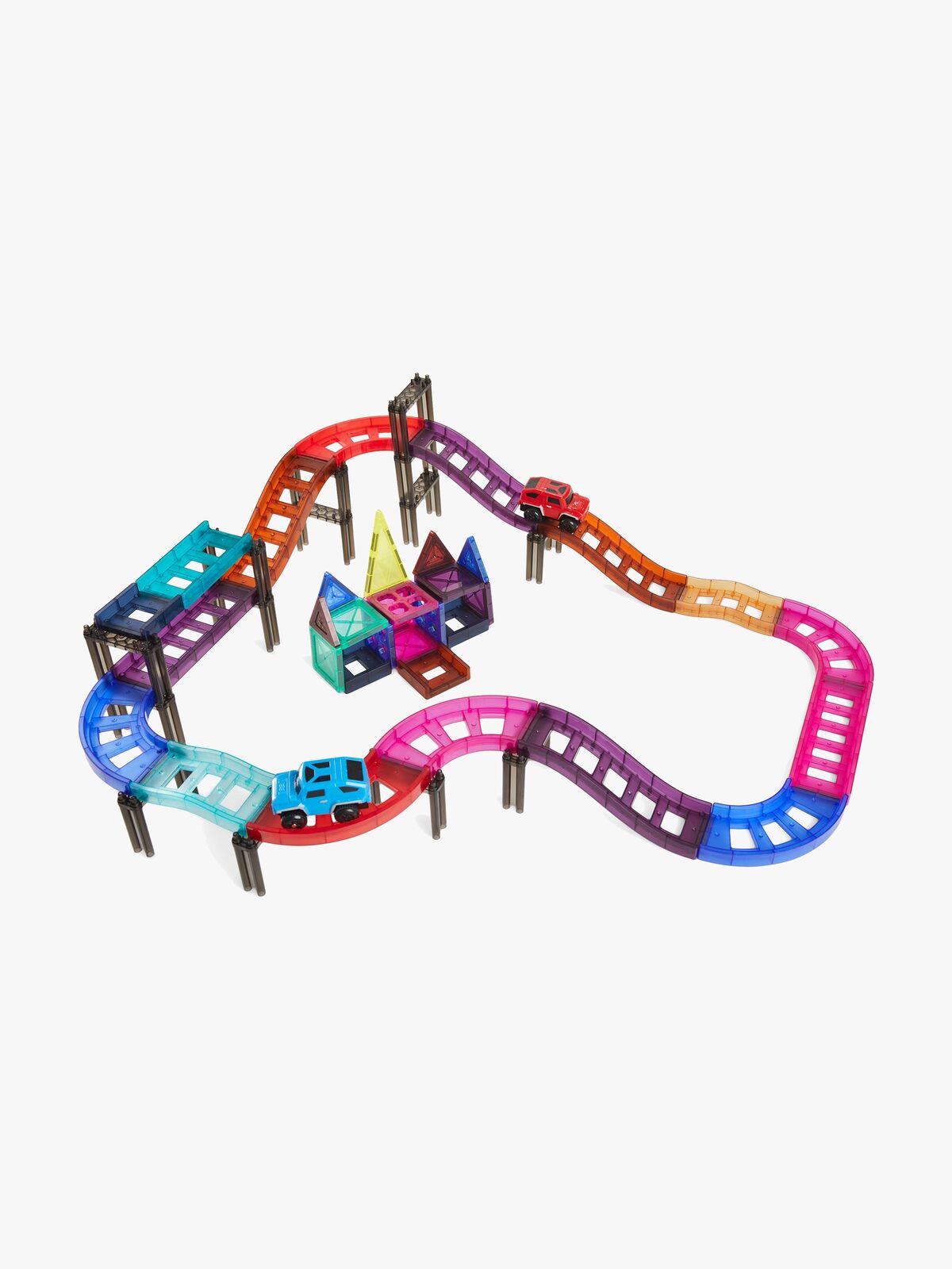 Fippla Racerbane Magnetiske Byggeklodser 59 Dele