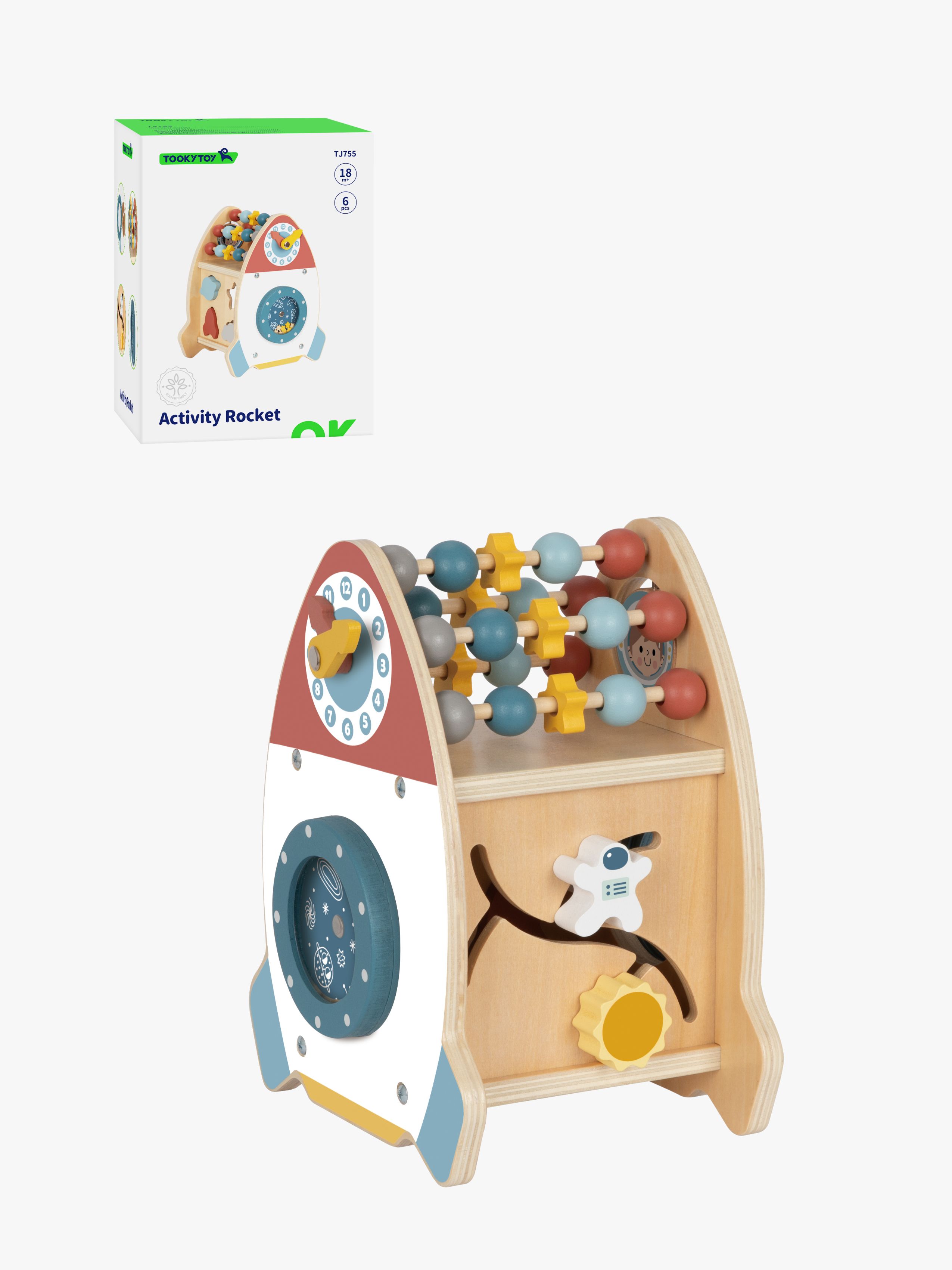 Tooky Toy Aktivitetslegetøj Raket