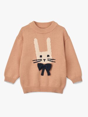 LIEWOOD Orlane  Strikket Trøje, Rabbit/Pale Tuscany