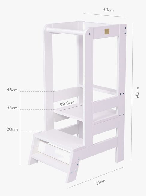 Meowbaby Læringstårn, Hvid