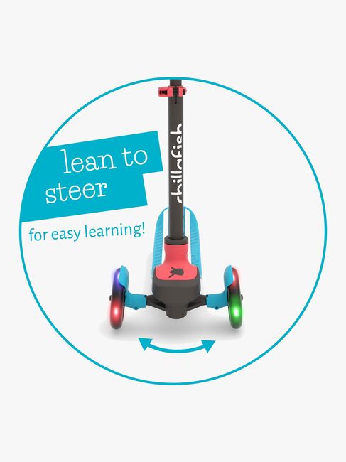 Chillafish Scotti Glow Løbehjul, Blue