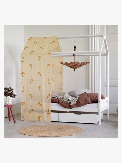 Hoppekids Ole Lukoie Sengegardin 70x160, Gul