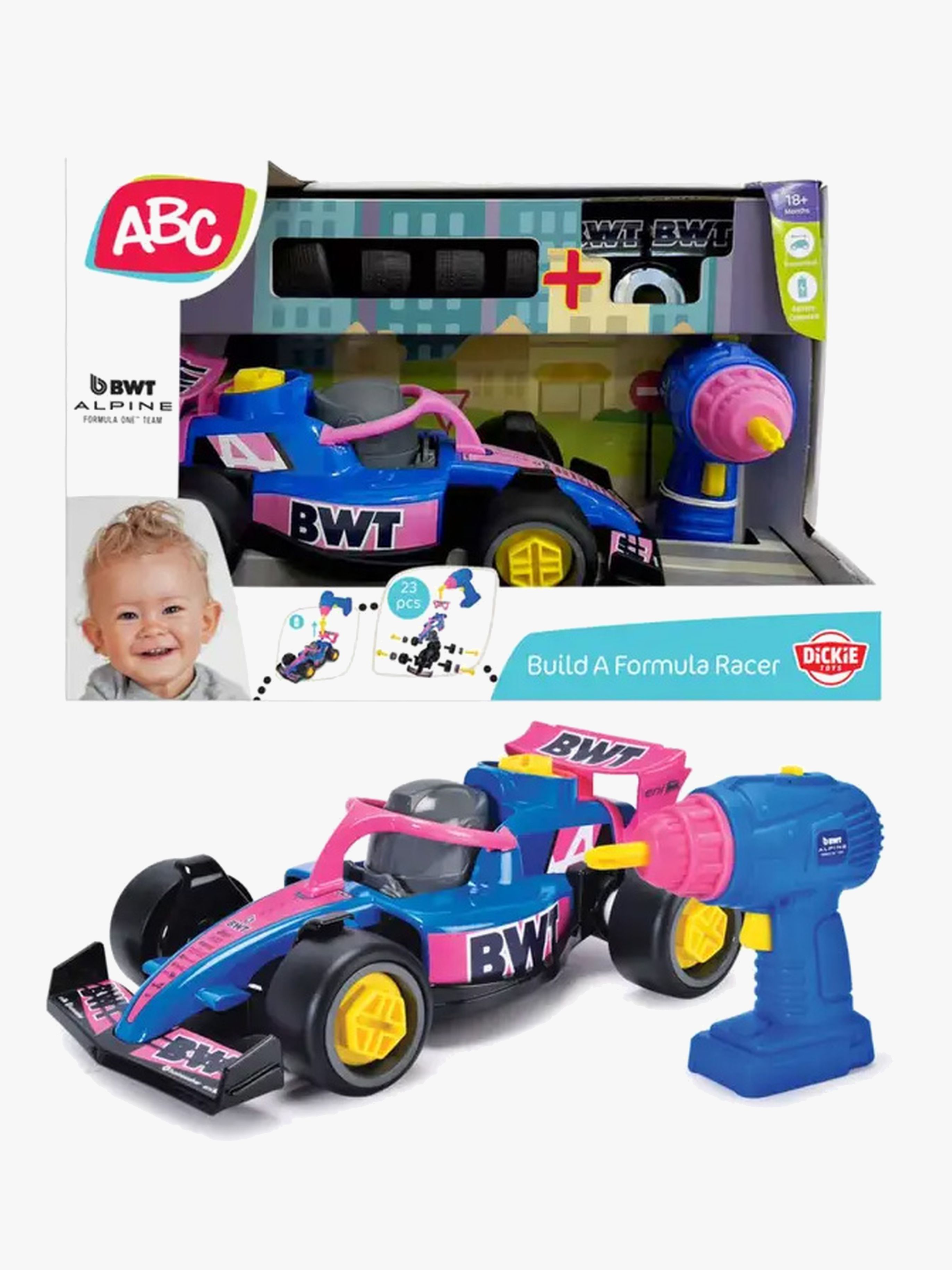 ABC Build A Formula 1 Bil Byggesæt