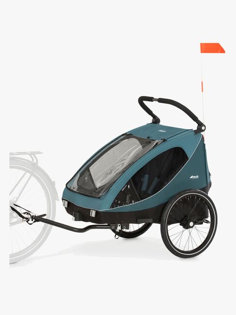 Hauck Dryk Duo Cykelanhænger, Ocean Green