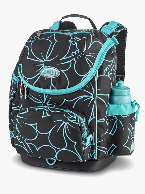 Jeva Hibiscus Rygsæk 18L, Black/Turquise