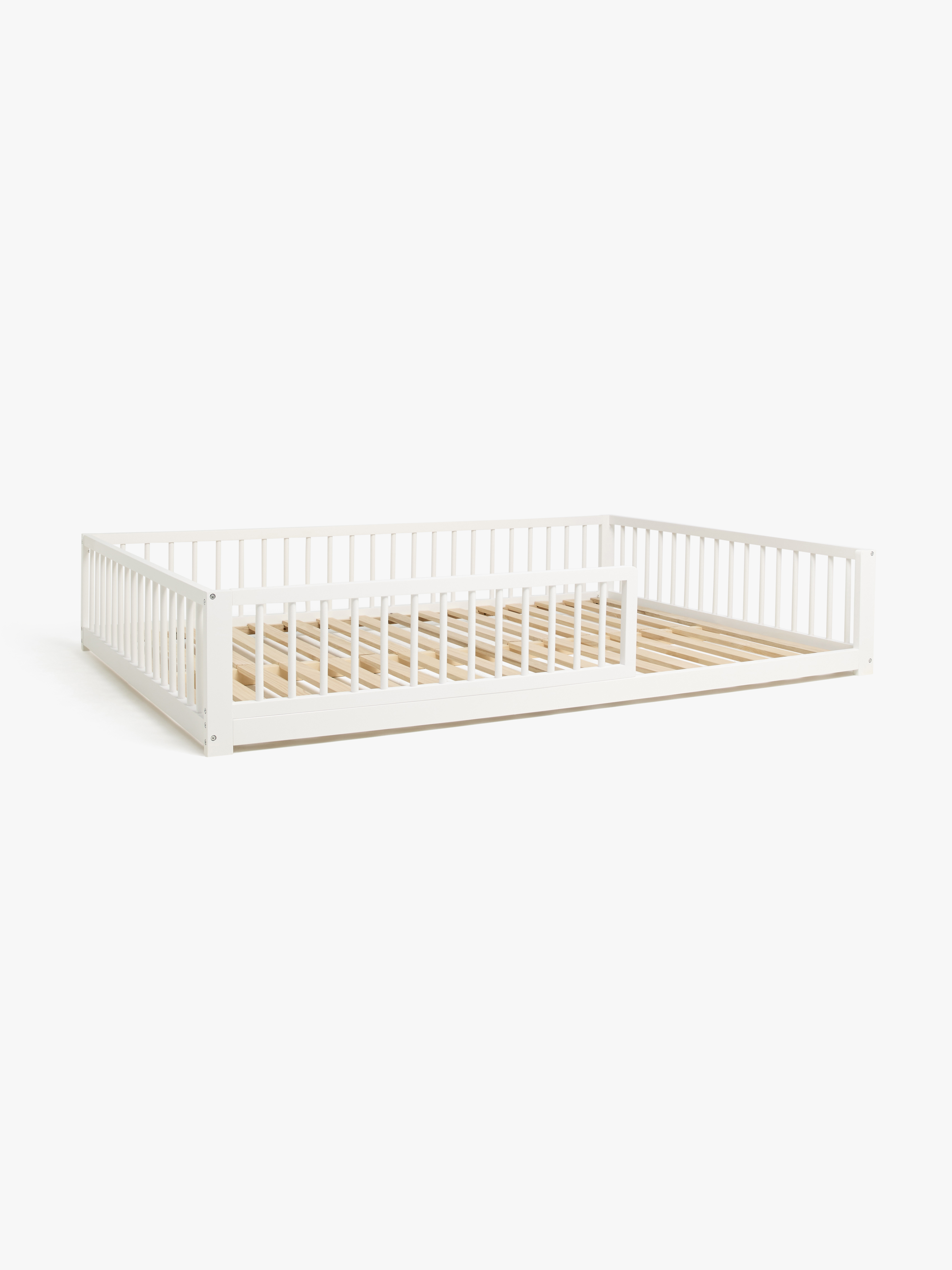 Minitude DYLAN Juniorseng/Montessoriseng 140 x 200, Hvid, Børnesenge