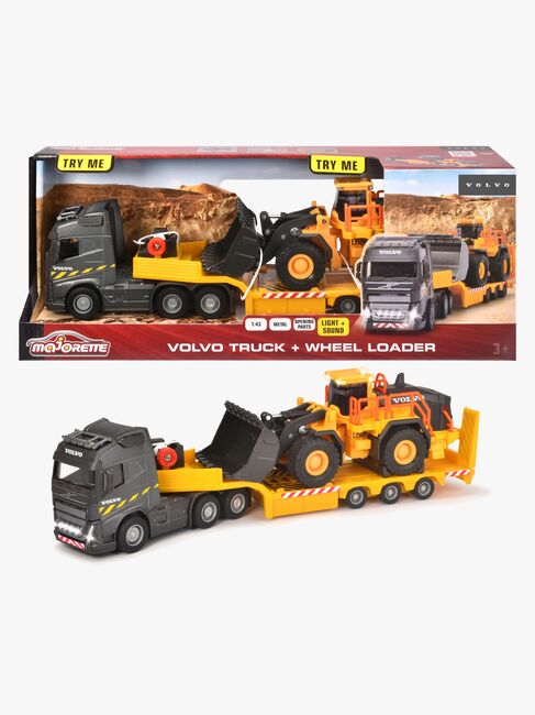 Majorette Grand Series Volvo FH-16 Lastbil med L350H Gravko