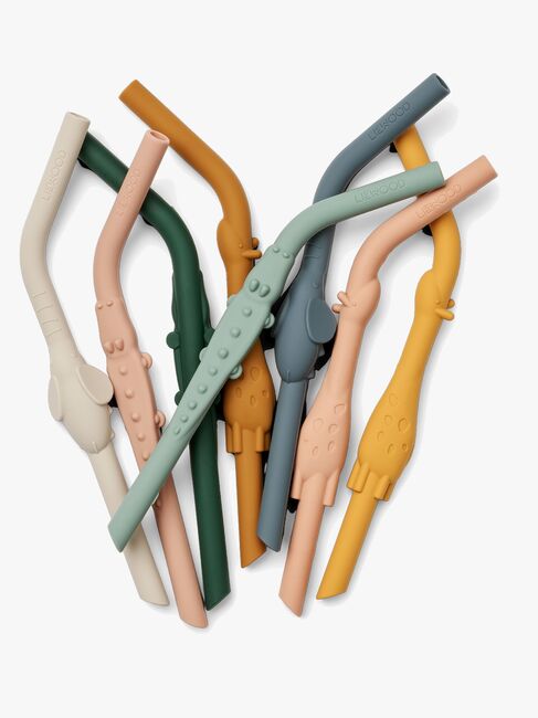 LIEWOOD Carlson Sugerør 8-pak, All Together/Yellow Multi Mix