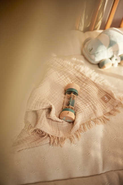 Jollein Rain Rattle On The Go Trærangle, Blå