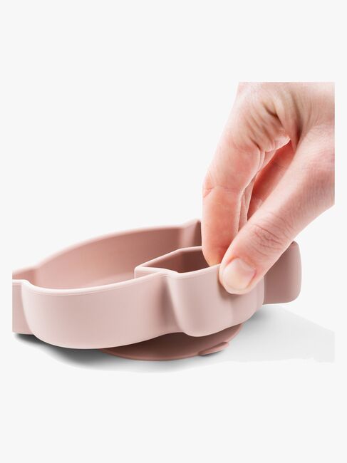 Done By Deer Stick & Stay Silikonetallerken Birdee, Powder