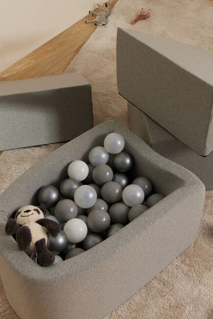 JLY Aktivitetsklodser & Boldbassin, Grey