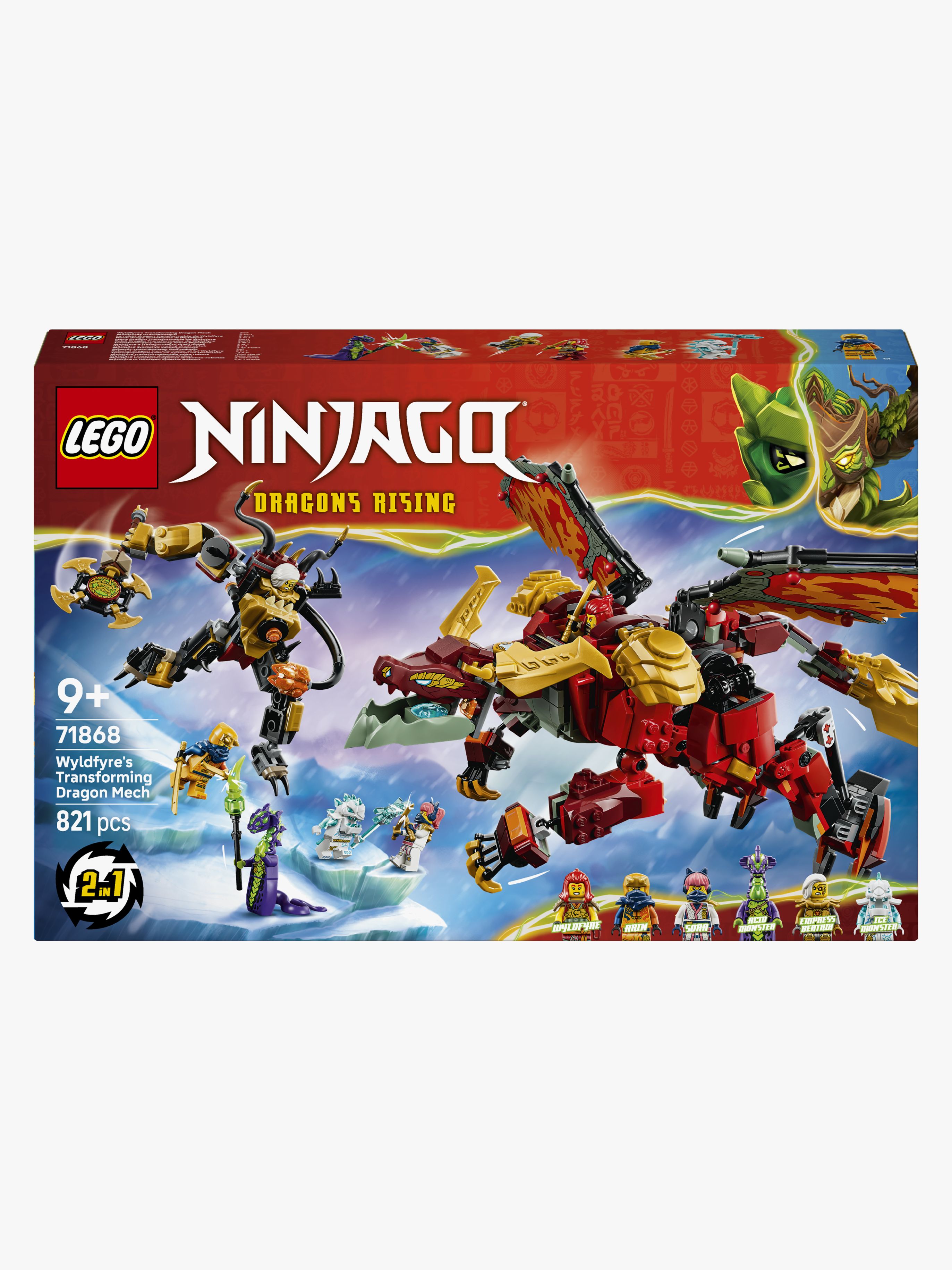LEGO Ninjago 71868 Wyldfyres forvandlingsdrage-mech