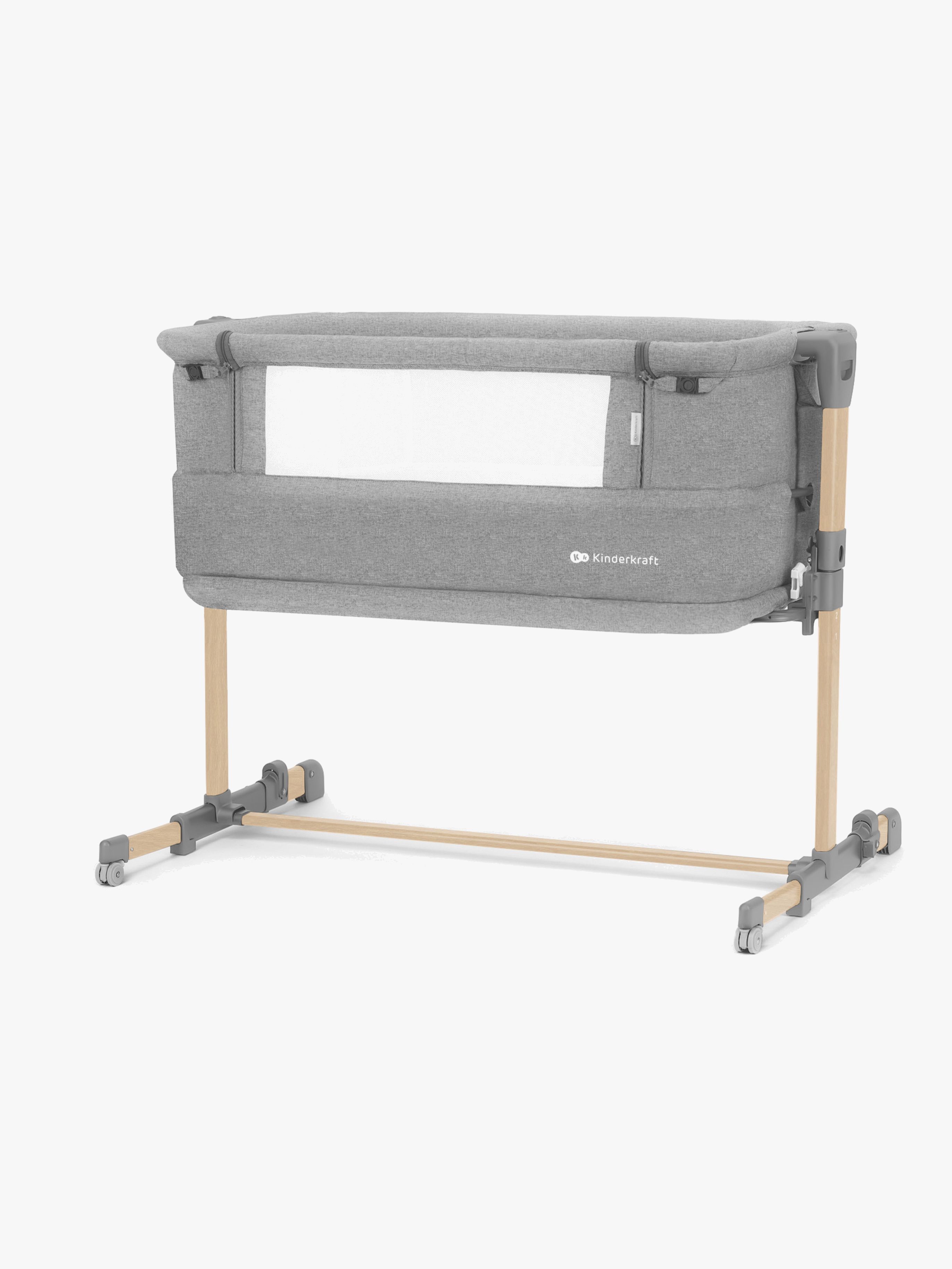Kinderkraft Nestee Grow 2 Weekendseng, Light Grey