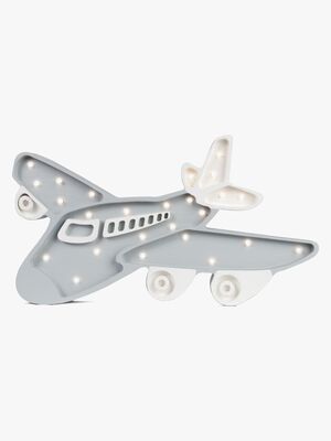 Little Lights Lampe Flyvemaskine, Lysegrå