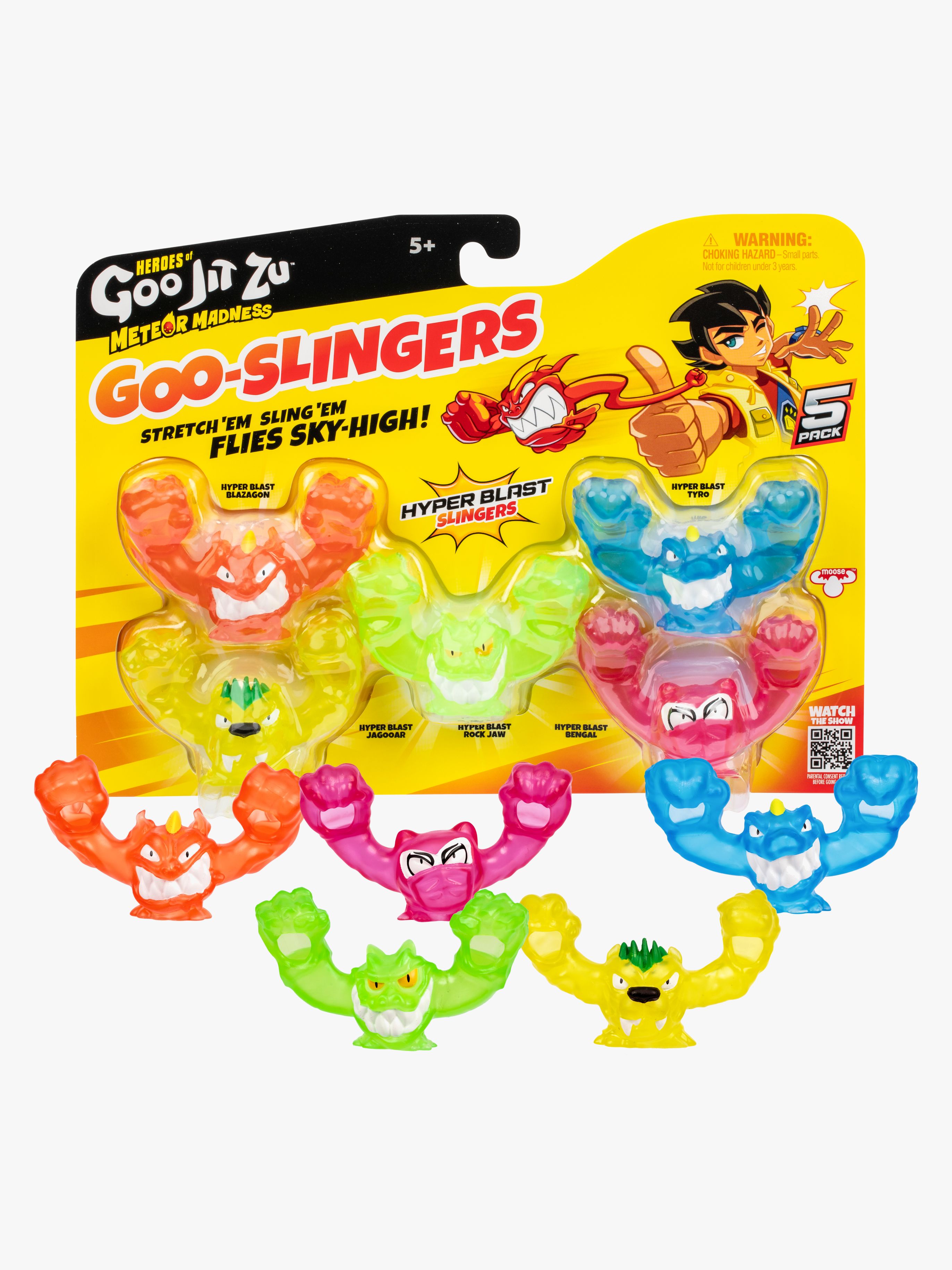 Goo Jit Zu Meteor Madness Goo-Slingers Figurer 5-pak