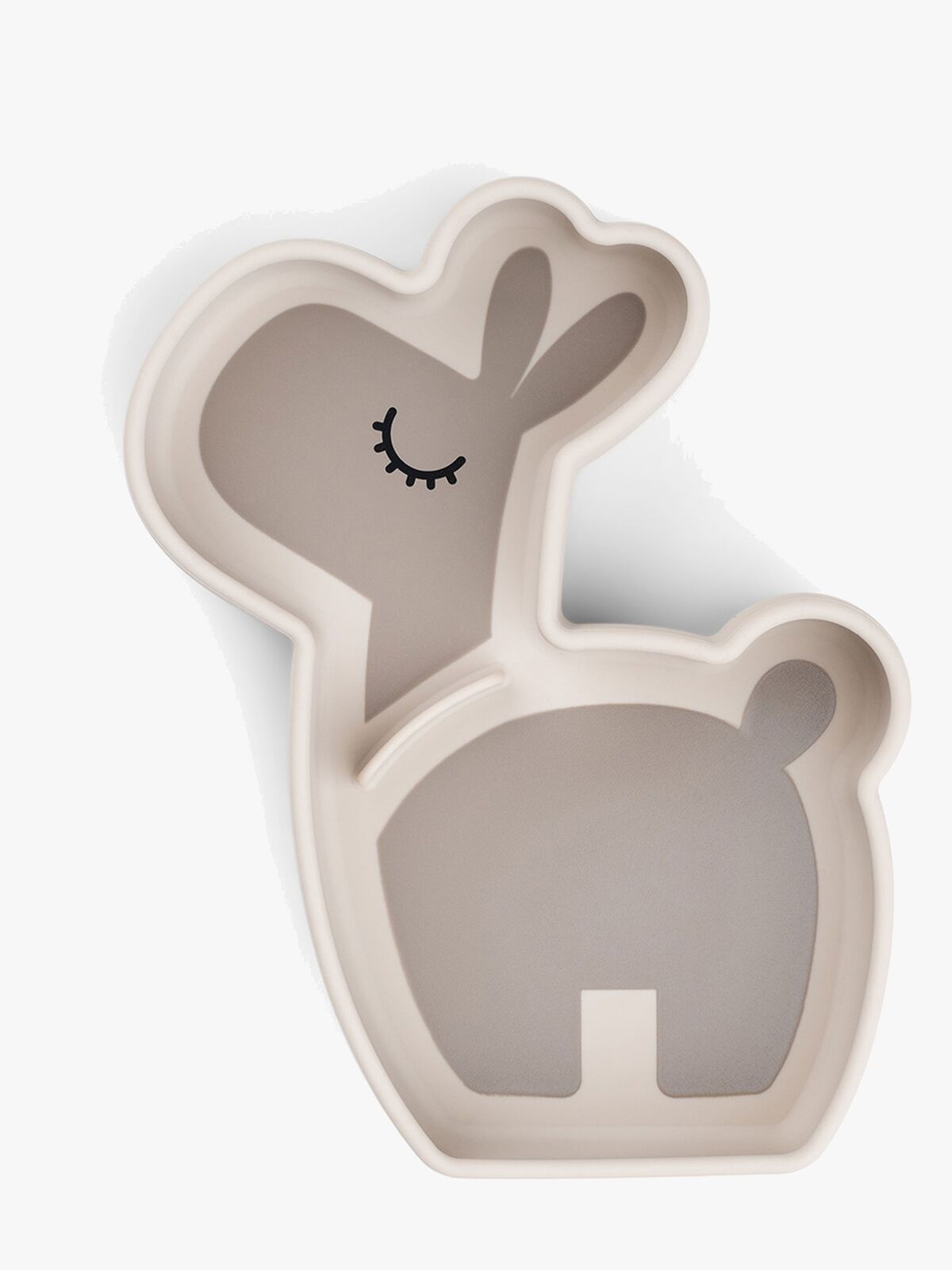 Done By Deer Stick & Stay Silikonetallerken Lalee, Sand