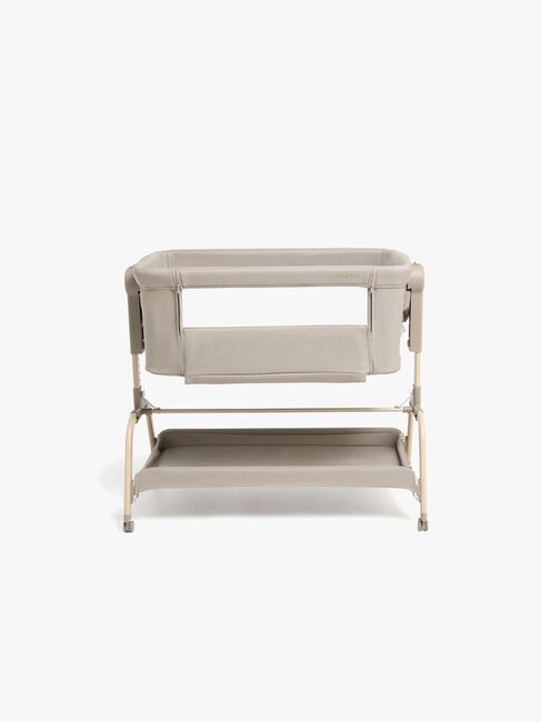 Beemoo CARE Motion Bedside Crib, Taupe/Wood