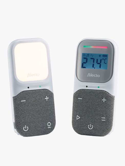 Alecto DBX140 Babyalarm, Hvid/Grå