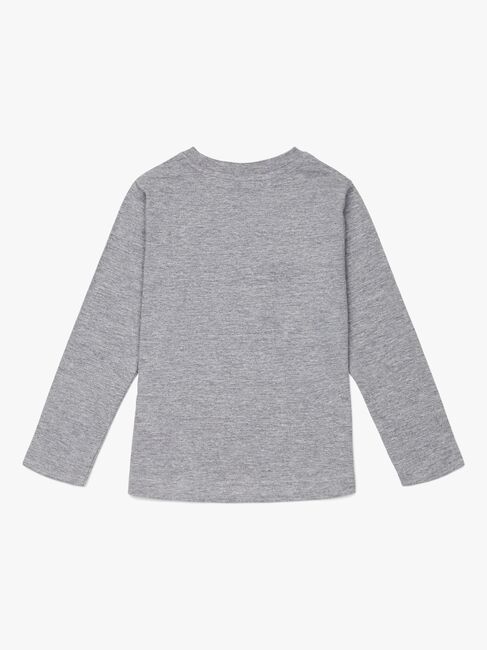 Luca & Lola Dalenna Langærmet T-shirt, Grey Melange