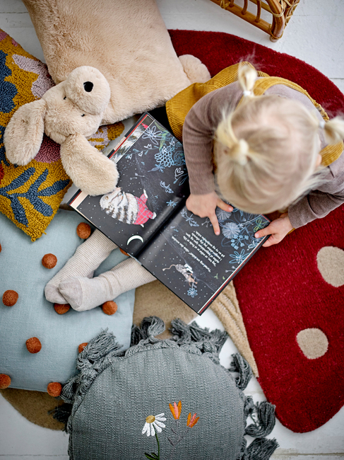 Bloomingville MINI Elinna Pude, Blue