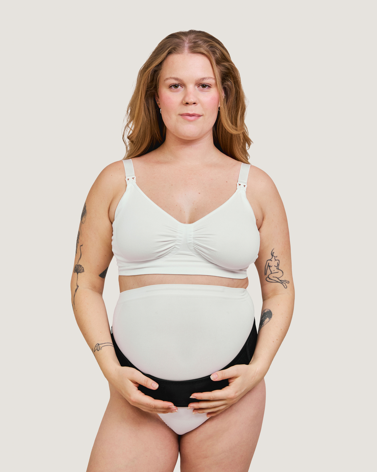 Carriwell Justerbart Graviditetsstøttebælte S/M, Sort