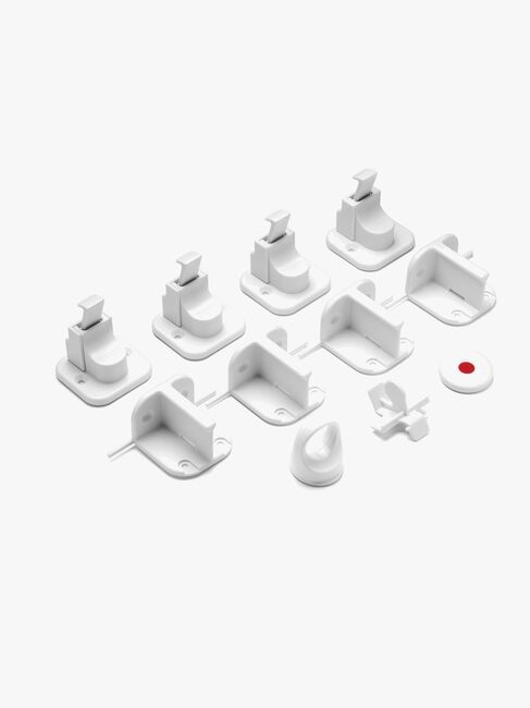 Reer Magnetisk Lås 4-pak, Hvid