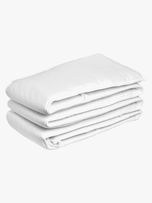 MiniDreams Sengerand Glat 25x260, Hvid