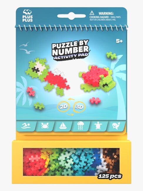 Plus-Plus Activity Pad Ocean And Beach Byggesæt