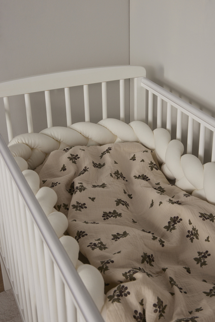 Alice & Fox ALEAH Flettet Sengerand 200cm, Creme