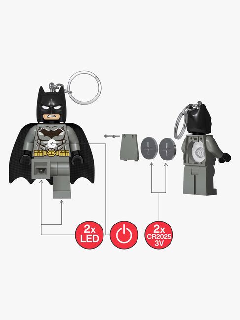 LEGO DC Batman Nøglering med LED-lys