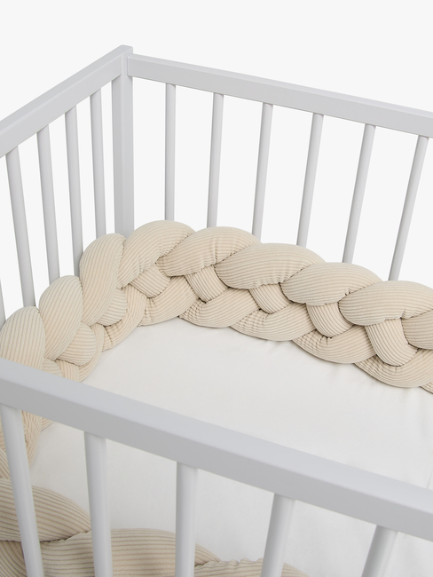 Alice & Fox Braid Sengerand 210cm, Beige Manchester