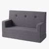 by KlipKlap Kids Sofa, Blue Grey
