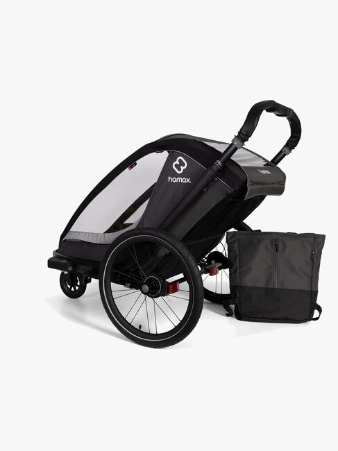 Hamax Cocoon Cykelanhænger, Grey/Black
