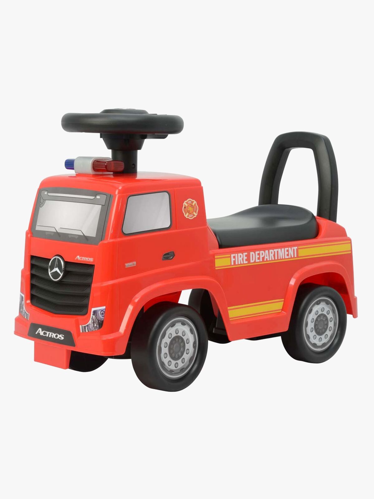 Milly Mally Mercedes-Benz Actros Ride on Brandbil, Rød