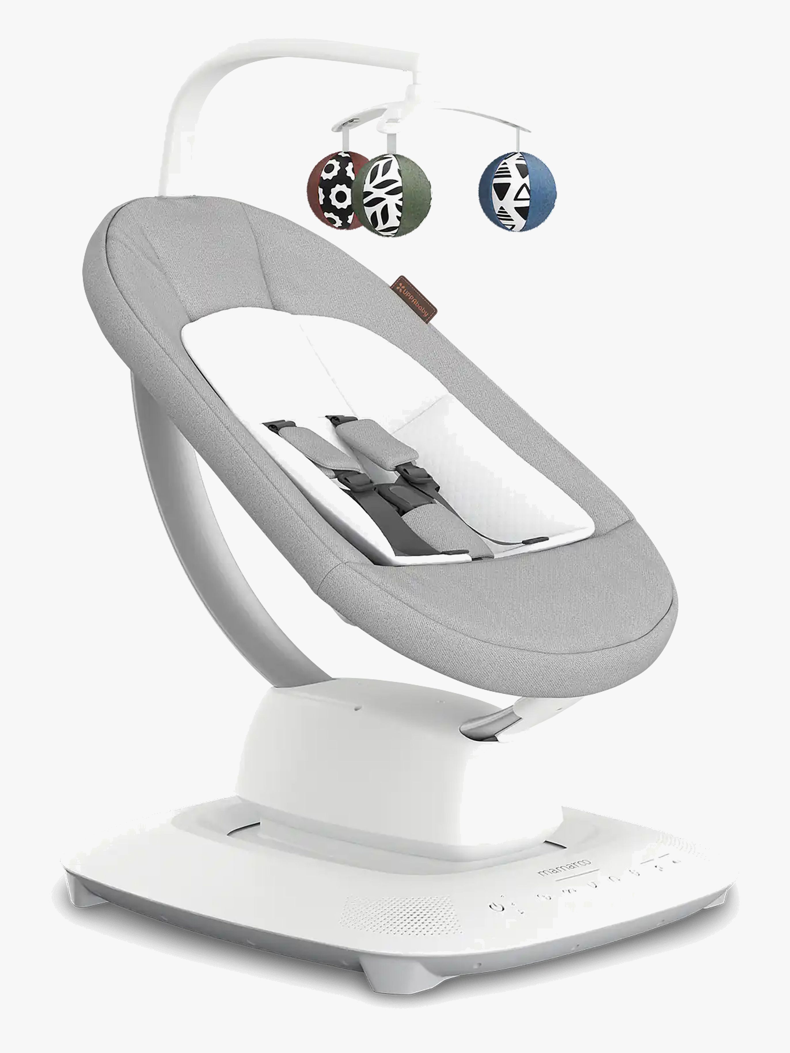 UPPAbaby Mamaroo Stella Skråstol, Grey Mélange