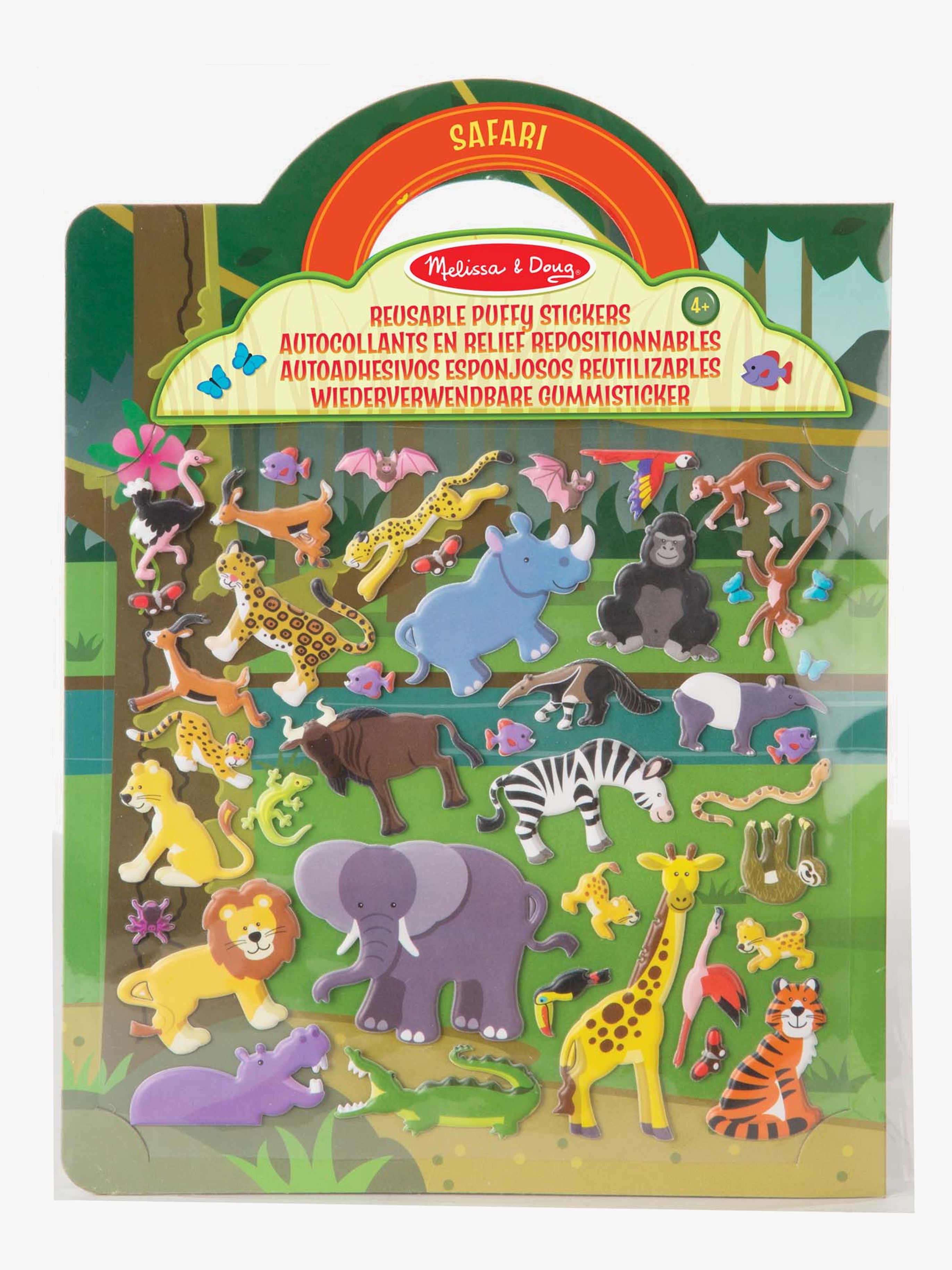 Melissa &  Doug Klistermærkebog Safari 42 Stk.