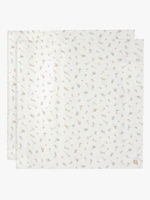 Jollein Tæpper/ Stofbleer i Musselin Riverside 2-pak, Multifarvet