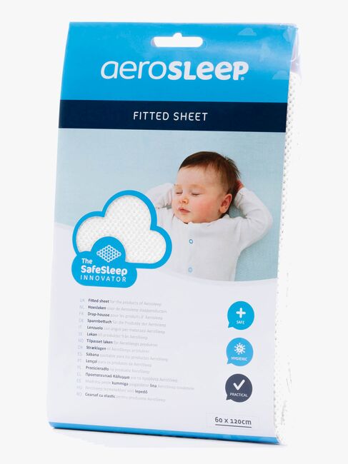 AeroSleep SafeSleep Stræklagen 40x90, Hvid