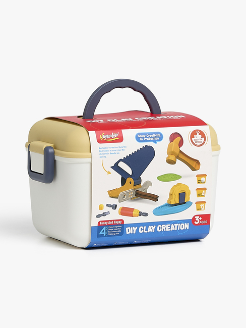 Fippla Modellervoks med Værktøjskasse 4 Farver