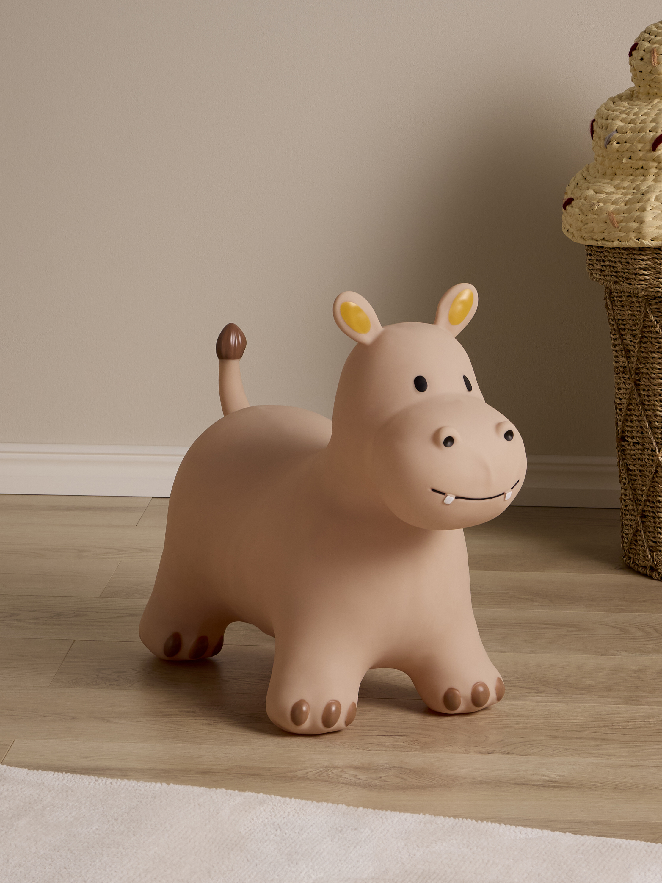 Cloudberry Castle Flodhest Hoppedyr, Beige
