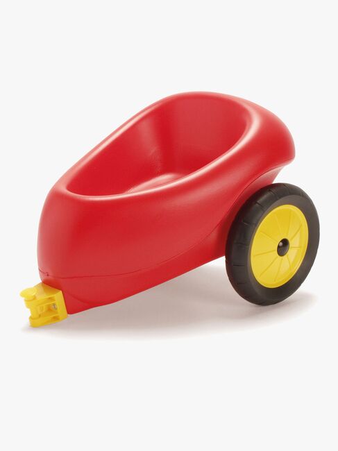 Dantoy Trailer Gummihjul, Rød/Blå