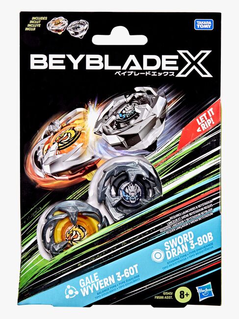 Beyblade Gale Wyvern & Sword Dran Spinnere 2-pak